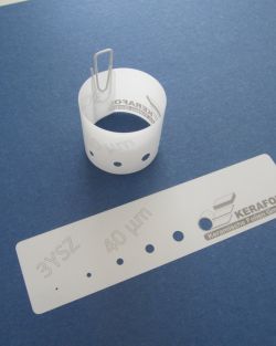 Substrats minces 40µm en zircone 3YSZ