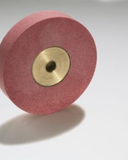 Burnishing wheel for the glass industry
